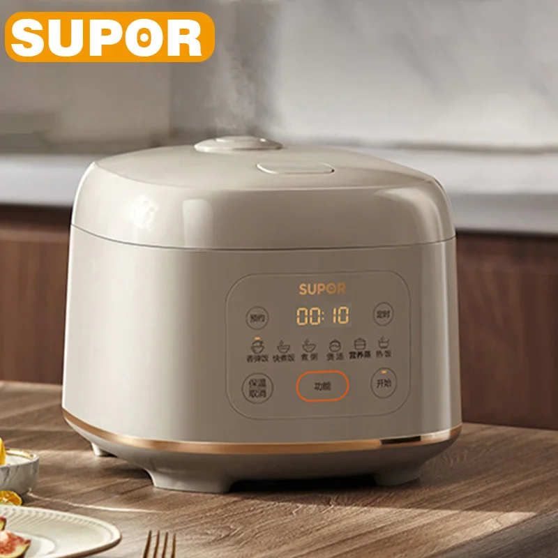 SUPOR 3L Rice Cooker 1-5 People 220V Electric Cooker Non-Stick Pot Smart MultiCooker Steamed Rice Pot For Home SF30FC0055