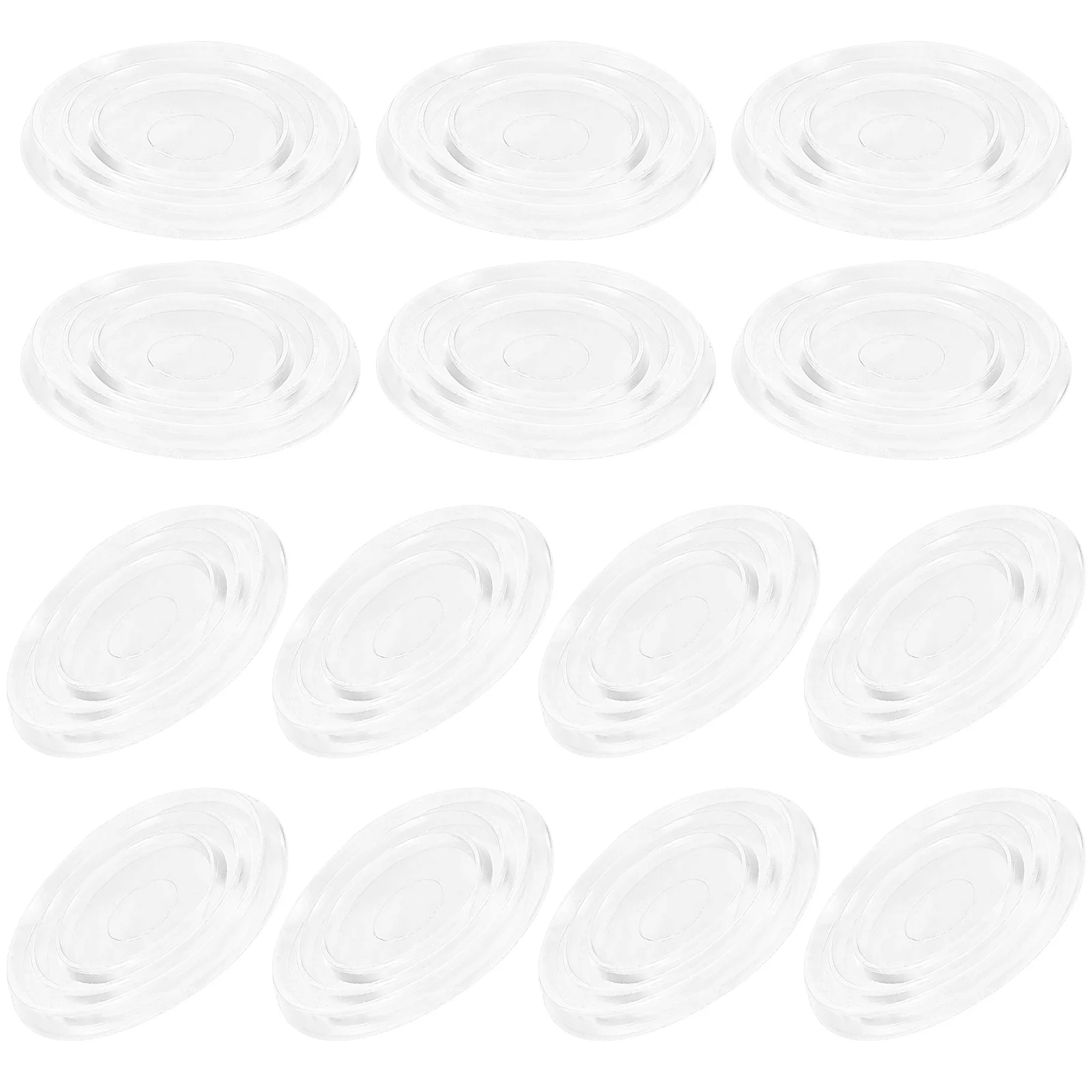 

25 Pcs Anti-slip Rubber Gasket Furniture Supply Clear Table Spacers Pads Suction Bumpers for Glass Supplies Damper