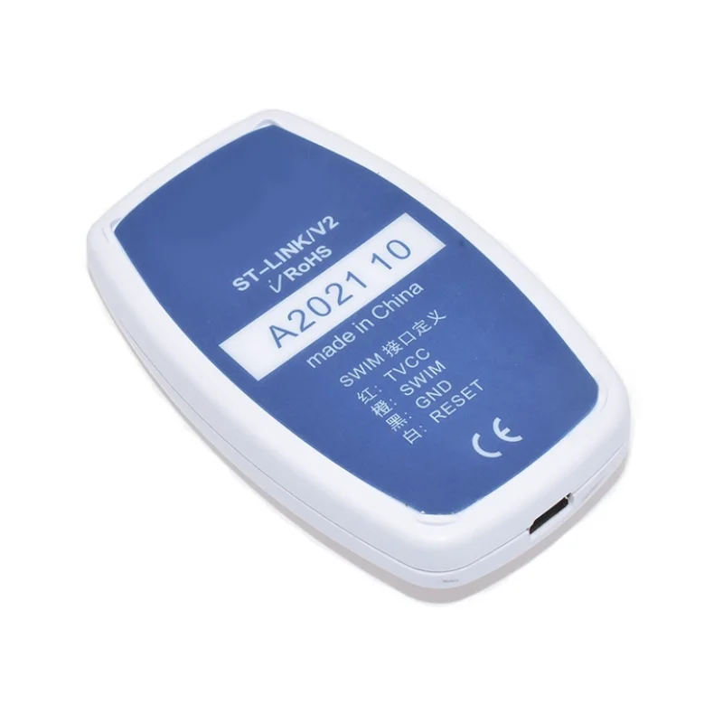 Programator USB ST-LINK V2, debugger, emulator dla płyt rozwojowych STM32 i STM8, narzędzie do pobierania programów. — zdjęcie produktu 5