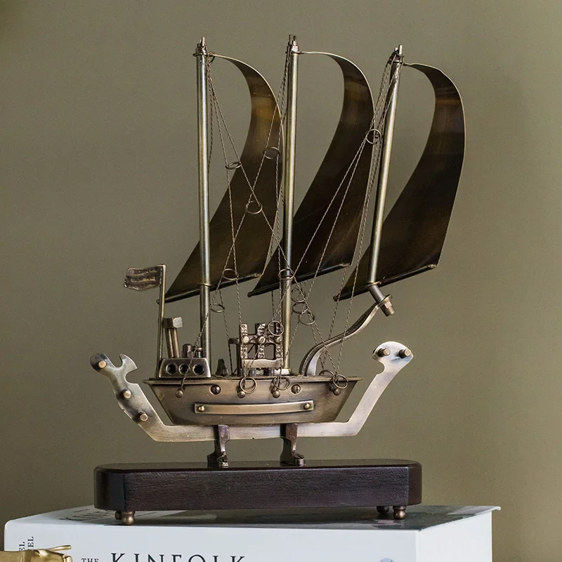 Smooth sailing boat ornament