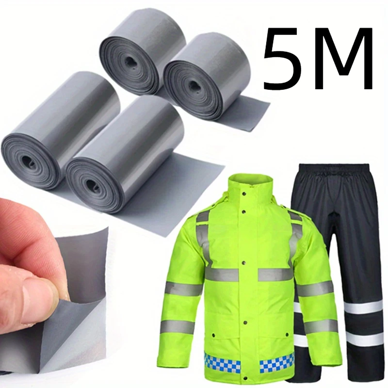 5M Reflective  Film DIY Clothing Bags  Reflective Tape Handmade Crafts