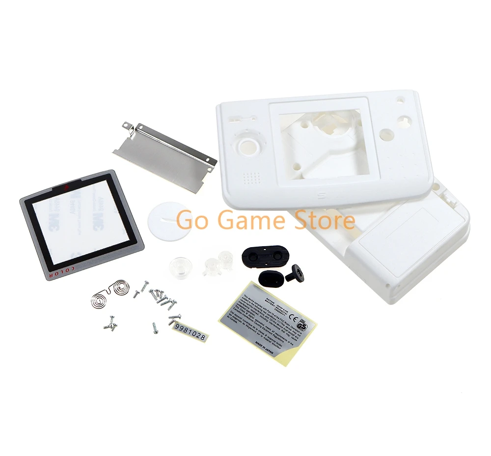 5sets Plastic Housing Shell Cover Case kit For SNK NGPC NEOGEO POCKET COLOR Game Console Repair Replacement