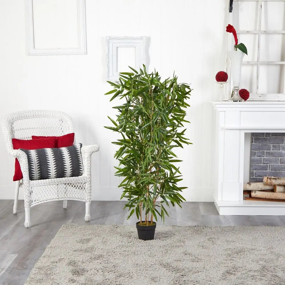 US- 4’ Bamboo Artificial Tree (Real Touch) (Indoor/Outdoor) Home Decor fake plant  decoracion hogar rustico  artificial plants