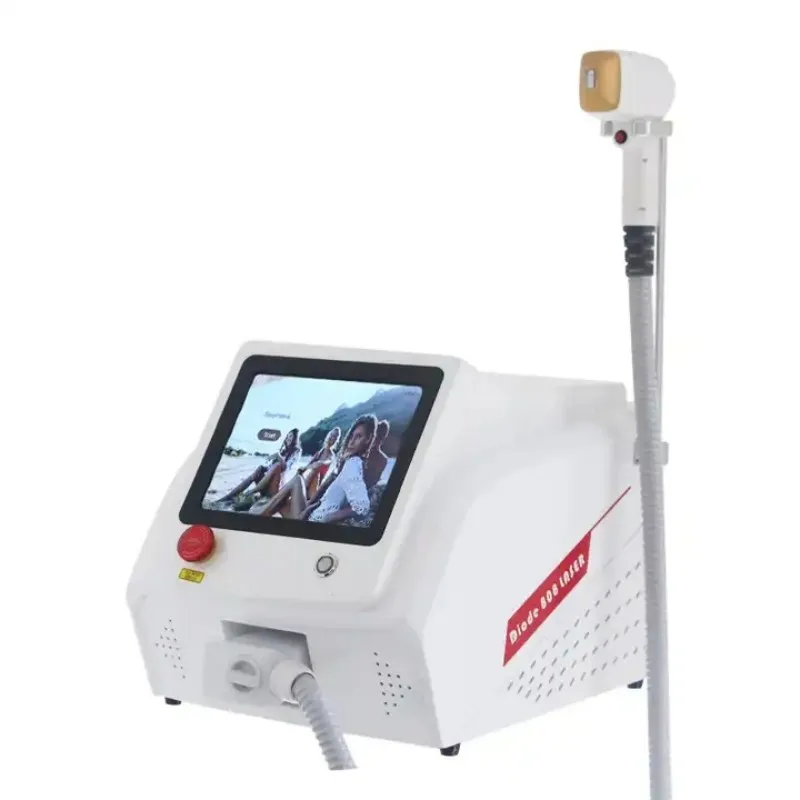 2000W Professional 808 Diode Laser Portable Laser Hair Removal Machine 808Nm 755Nm 1064Nm 3 Wavelength Laser Permanent Hair Remo