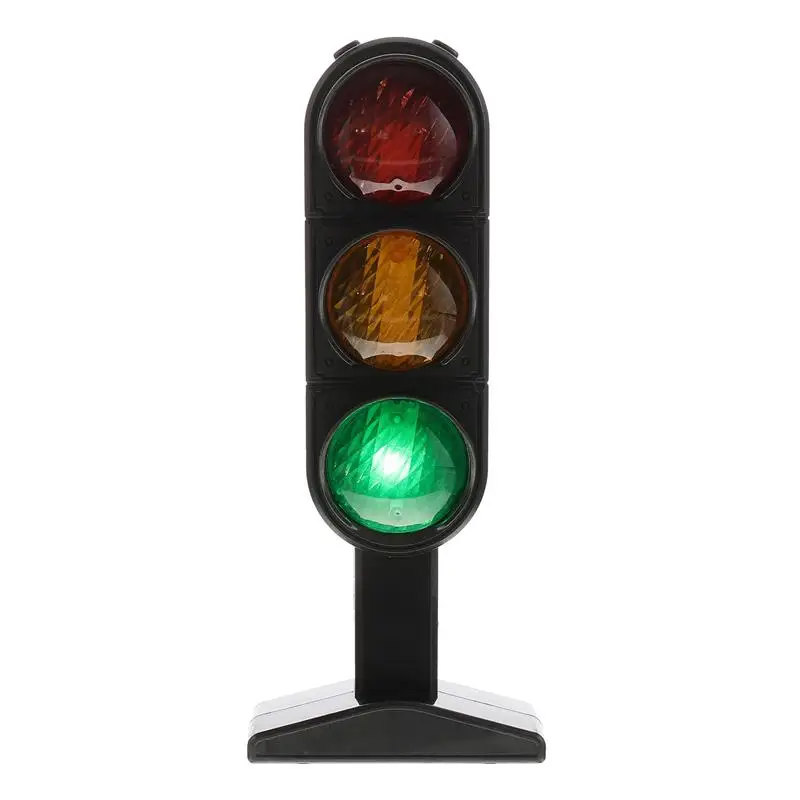 Traffic Lightkids Model Signsplay Lamp Mini Stop Lights Children Sign Road Set Signal Pretend Safetyeducation Living Simulated