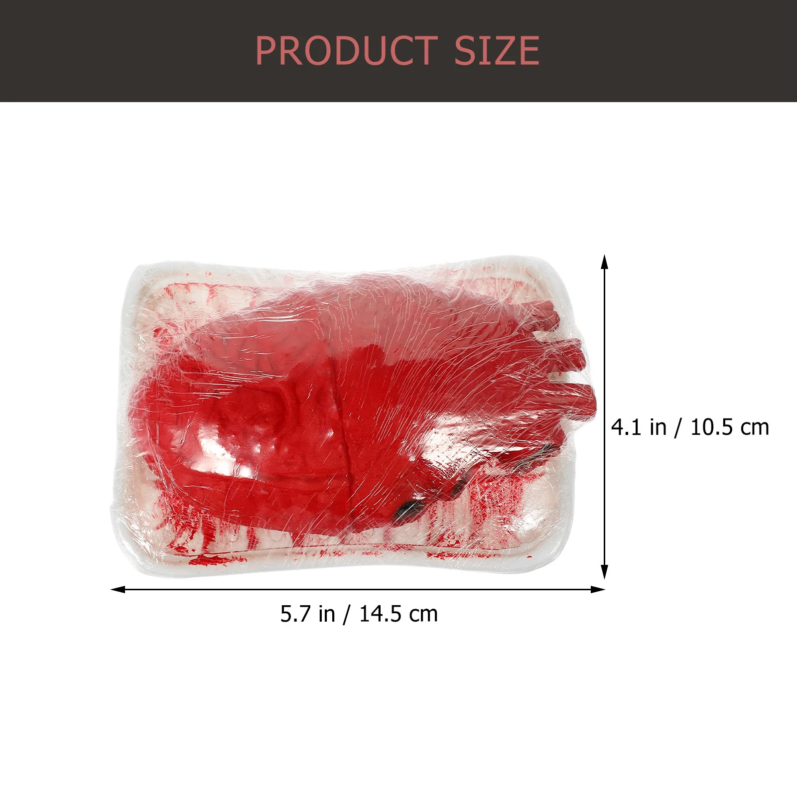 

Fake Heart Halloween Body Organ Prop Premium Plastic Simulated Organ Decor for Party Horror Decoration Supplies