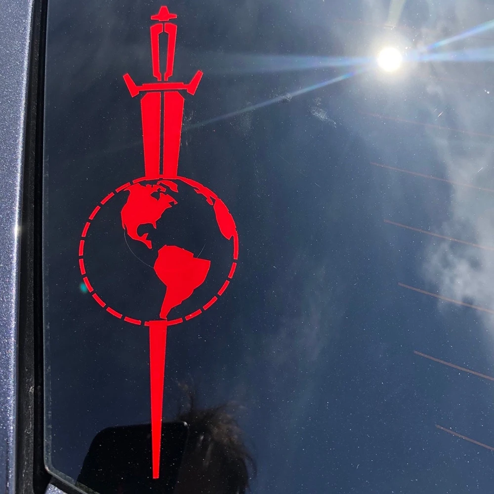 Terran الإمبراطورية رمز مضحك ملصقات نافذة السيارة الشارات الوفير ديكور الفينيل الحرفية الملحقات