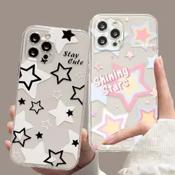 Cute Star Case for Infinix Note 30 11 12I 10 Pro 12 VIP Hot 30 Play 30i Tecno Spark 10 Pro POVA 3 4 5 Camon 20 19 Pro 19 Neo
