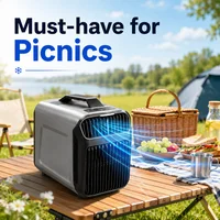 Climatiseur portable IOG‑1 5200 BTU, unité de climatisation solaire, climatiseur 220 V pour camping-car 5