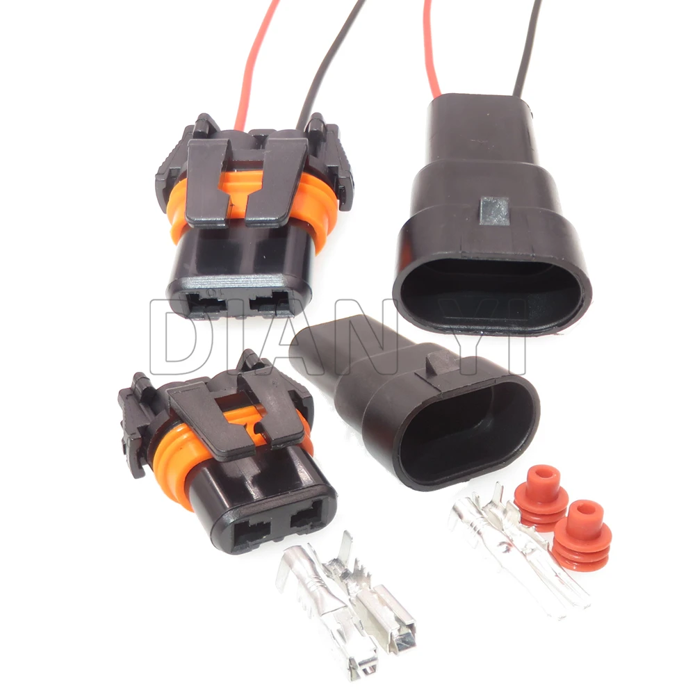 1 Set 2 Way Starter Car Hernias Headlight Plug For 9006 Ballast 12059183 12059181 Auto HID Controller Cable Harness Socket