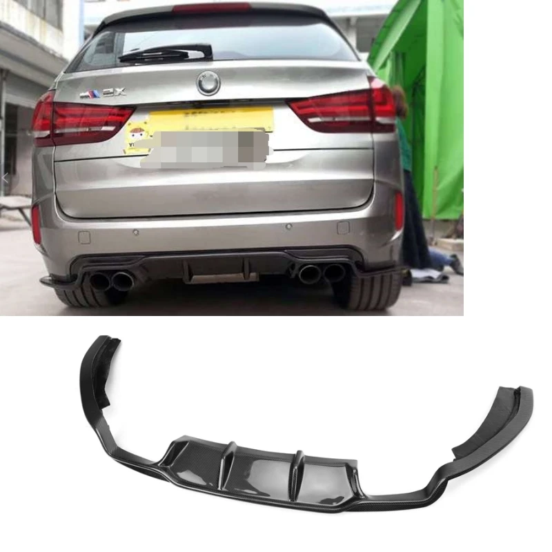 

3D style Diffuser For BMW X5M F85 X6M F86 2014-2019 Carbon Fiber Rear Bumper Diffuser Lips F85 Diffuser