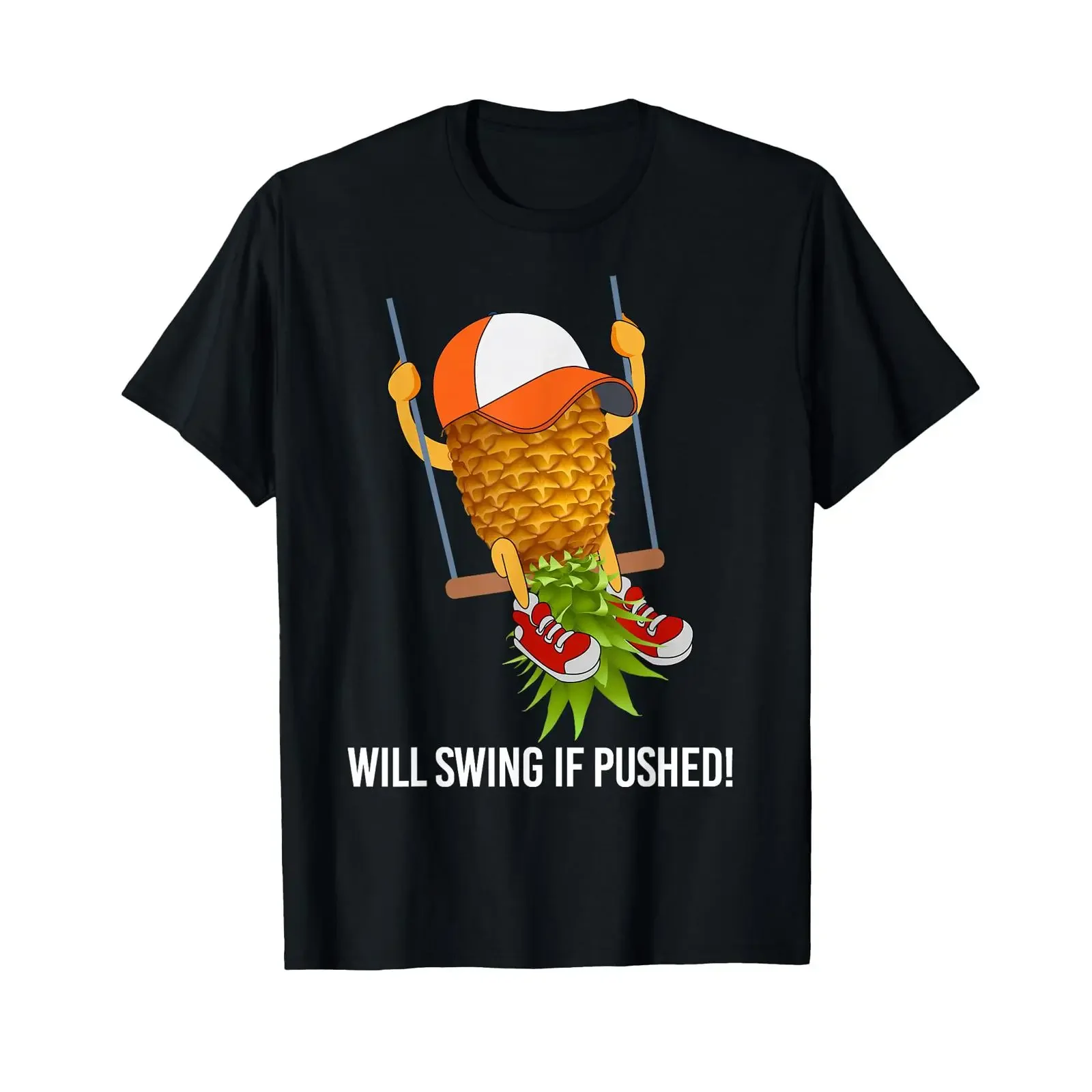 Swingers Gear Pineapple Swinging Lifestyle Funny Swinger T Shirt vintage Washed homme Stylish Comfortable Versatile