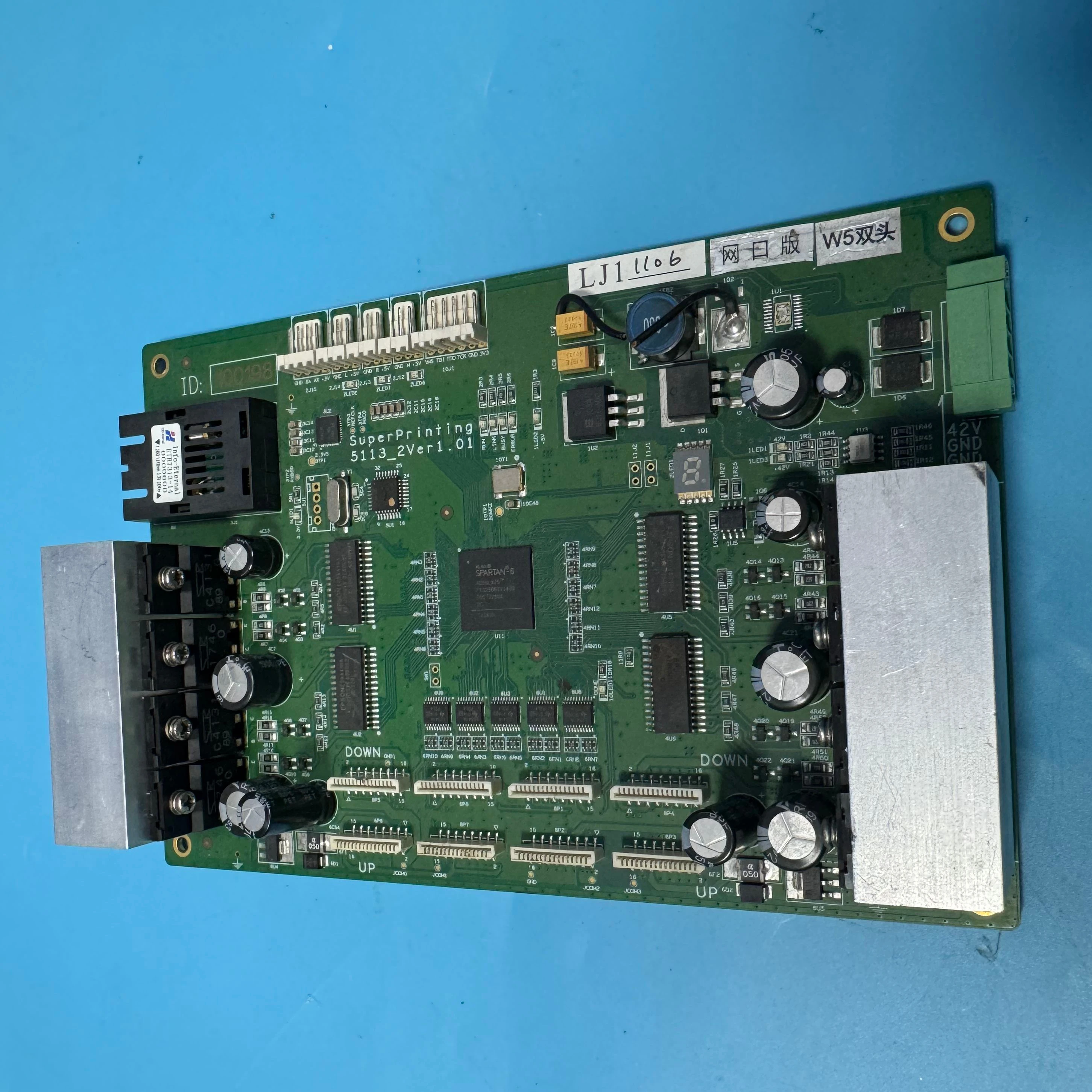 

Fast Shipping 4720 5113 Dual Print Head Carriage Board 2H Superpirnting 5113-2ver Version V1.01 for ALLWIN Printer