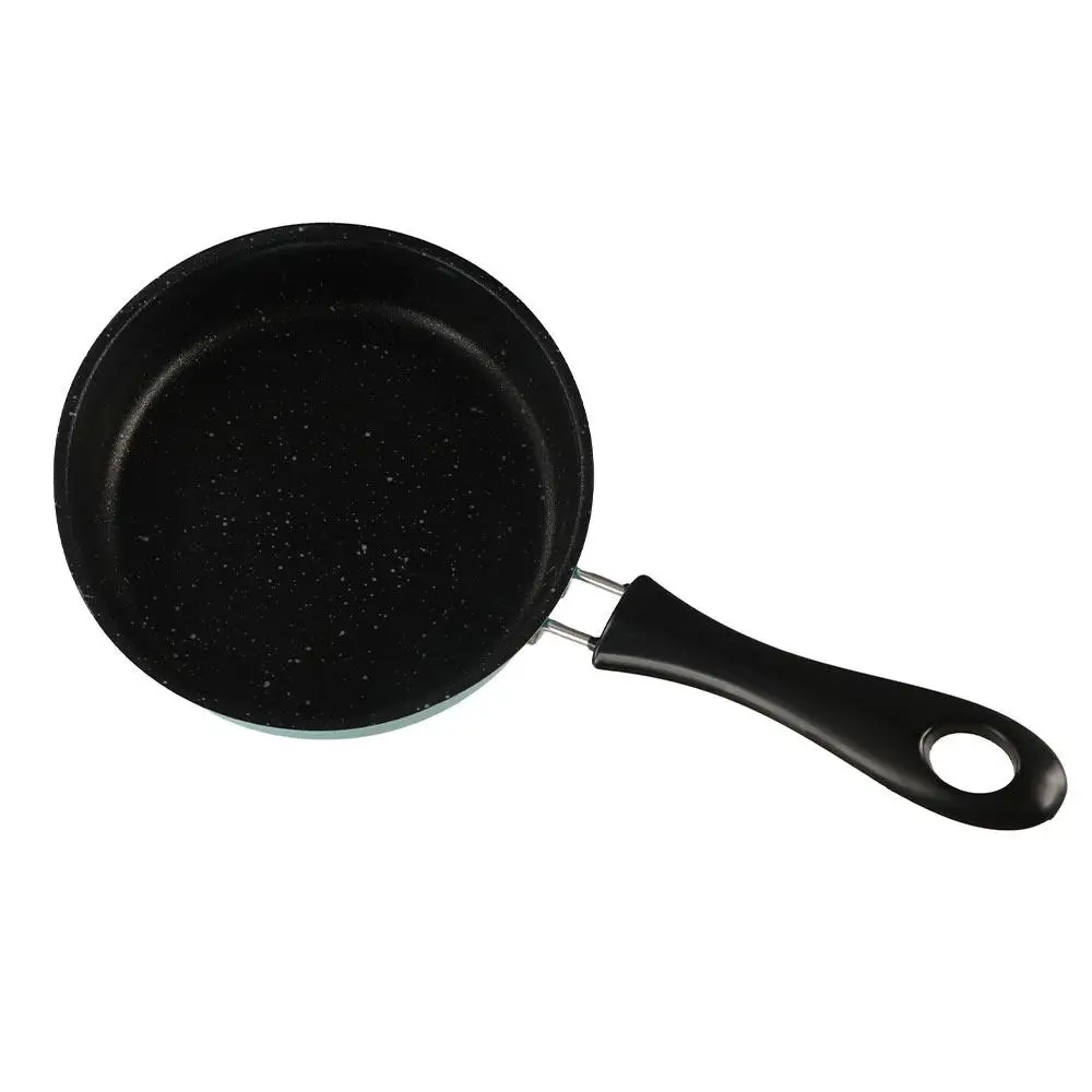 Cookware 12cm Mini Non-stick Pan Long Handle with Anti-stick Coating Fry Egg Pan Professional Lightweight Omelette Pot Kids Toy