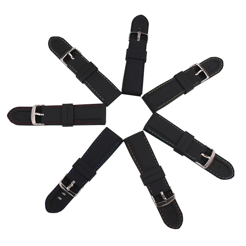 accessori per orologi cinturino per orologio in silicone compatibile Citizen cinturino e braccialetto per sport all'aria aperta da uomo di ricambio in gomma 26mm