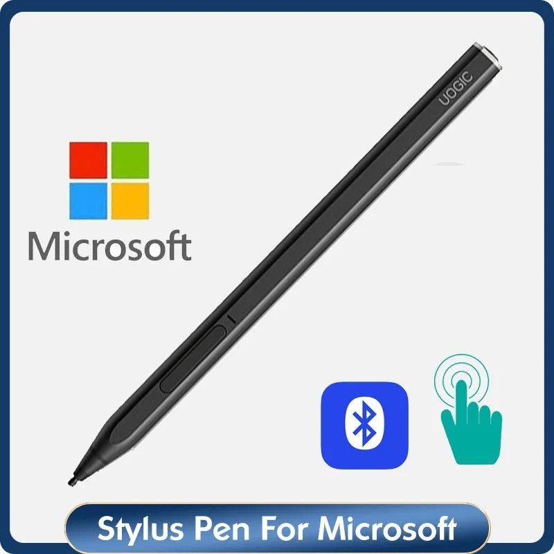 

New Pen Bluetooth for Microsoft Surface Pro 4096 Pressure Sensitive Fast Charging Palm Rejection Microsoft Certified