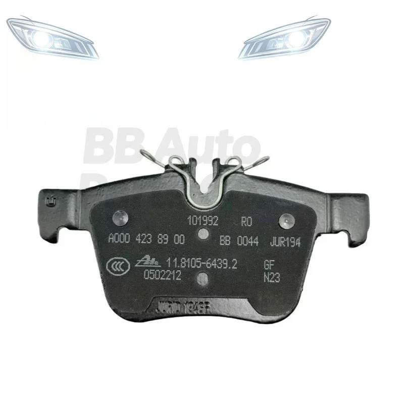1set A0004208200 A0004208603 A0084201420 Disc Brake Friction Pads Fit For  C180 C200 C300 4MATIC AMG C43 4MATIC