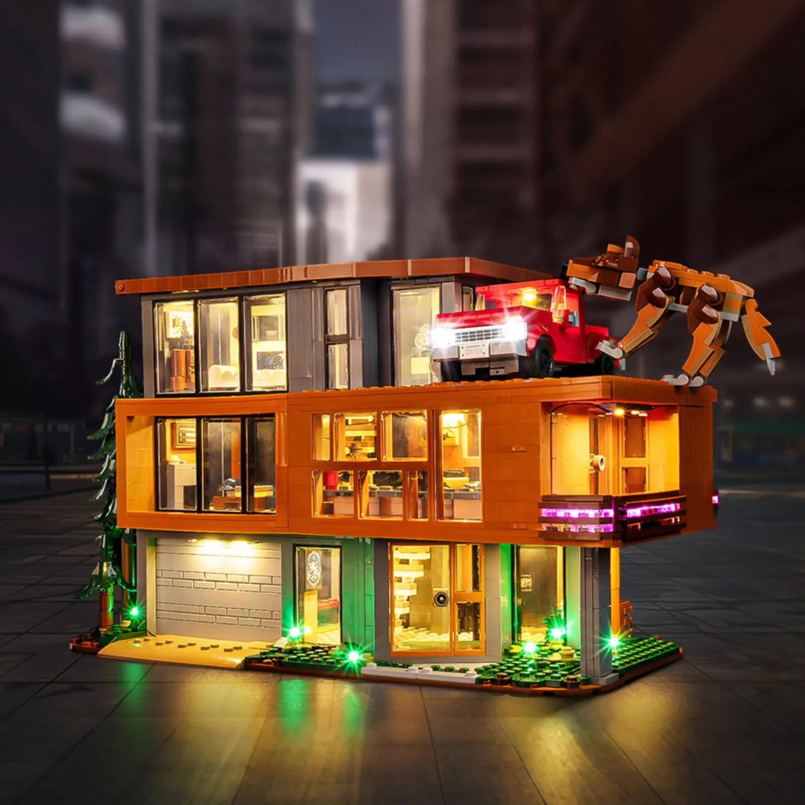 

Комплект светодиодного освещения подходит для LEGO Twilight The Cullen House Ideas 21354 (не включает строительные блоки)