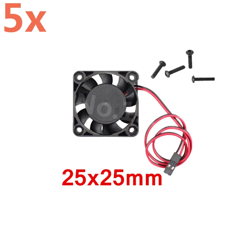 

Wholesale 5Pcs/Lot High Speed Cooling Fan 30x30mm for Motor Heat Sink DC Brushless Fan DC 5V 0.15A For RC Remote Control Car