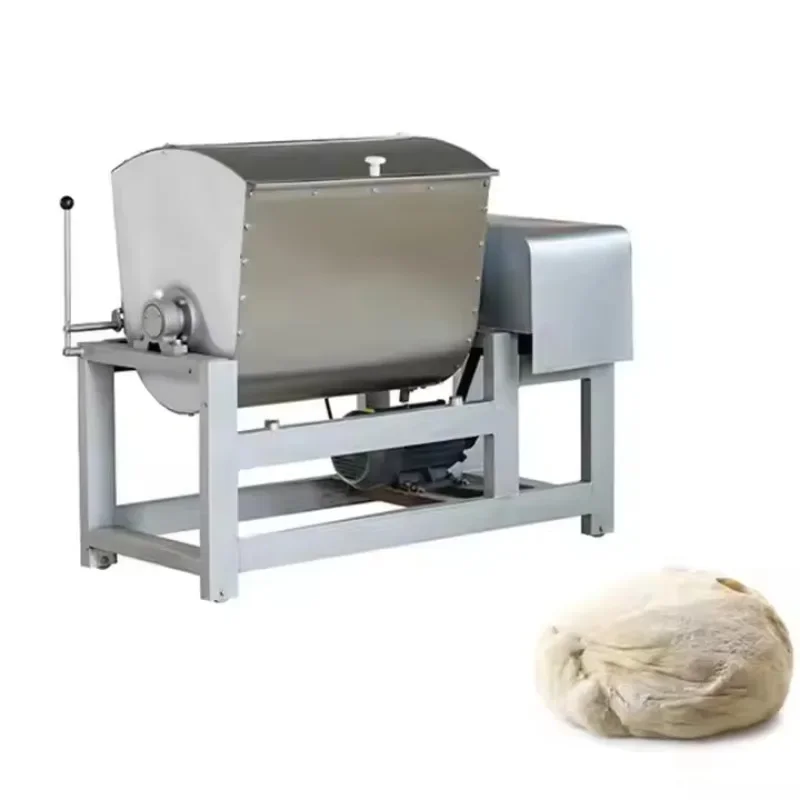 Industrial Commercial Bakery Automatic Wheat Flour Spiral Dough Mixer