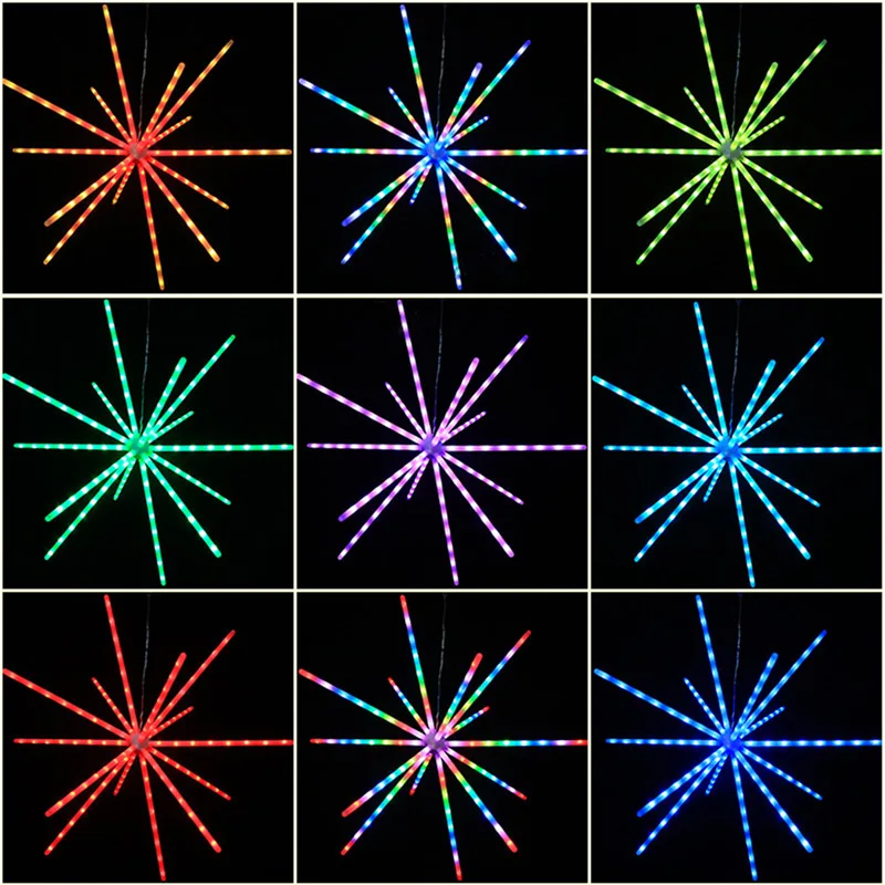 Светодиодная настольная лампа Smart Fireworks, управление через приложение и синхронизация звука музыки, ночник RGBIC, декоративные светодиодные лампы USB Magic Color Point f