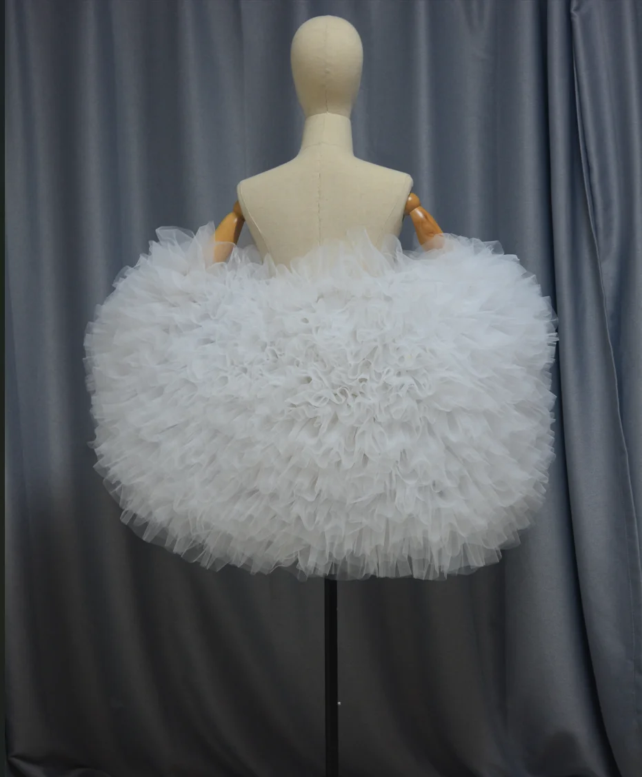 Tüll Puff Braut Bolero Cape individuelle Farbe Hochzeit Cape Shrugs Wrap individuelle Farbe