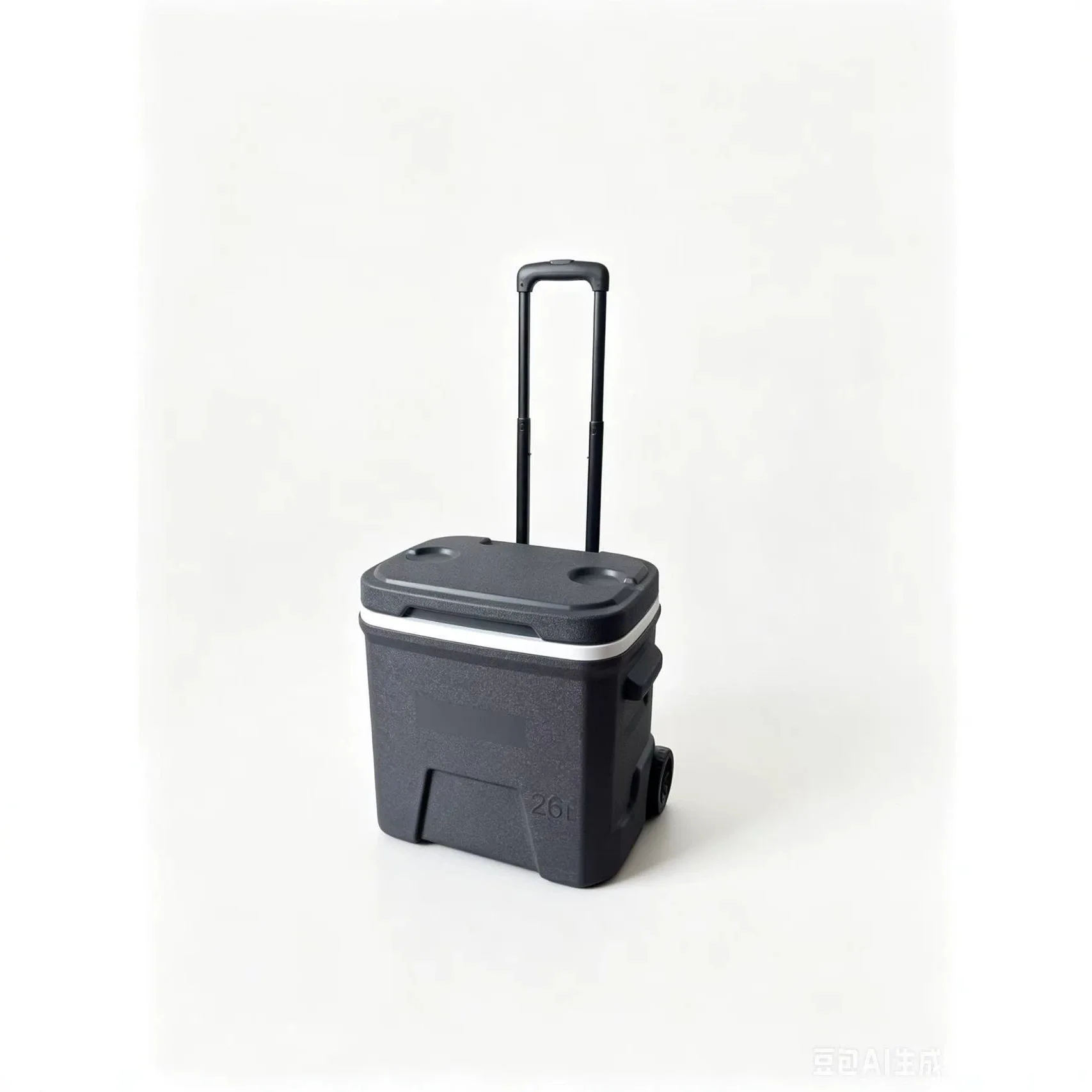 Wheeled outdoor refrigerator tie rod refrigerator