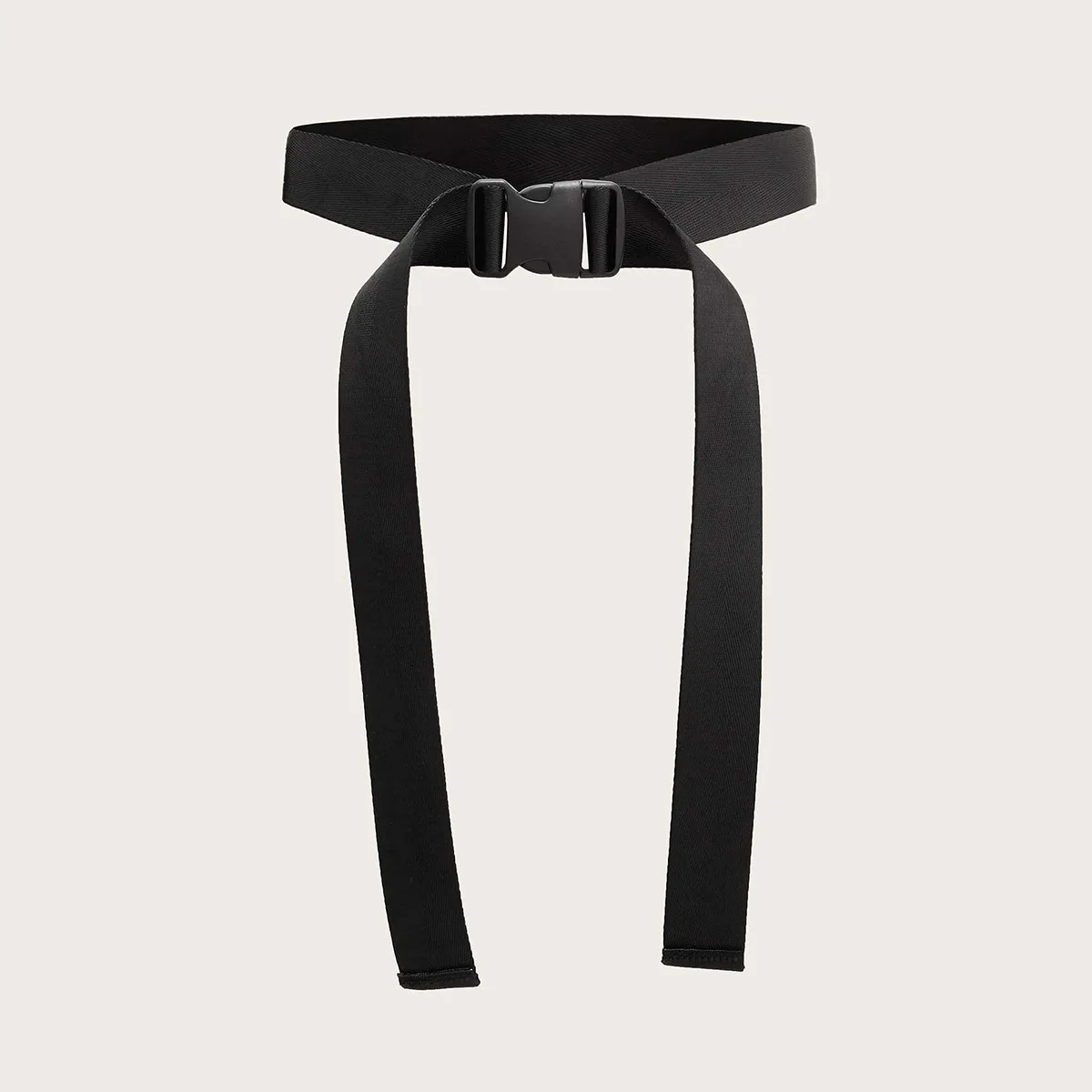 New Release Buckle Black Purple Adjustable Ribbon Adjustment Belt Ins All-Match and Sweet Women's Belt Cross-Border Spot