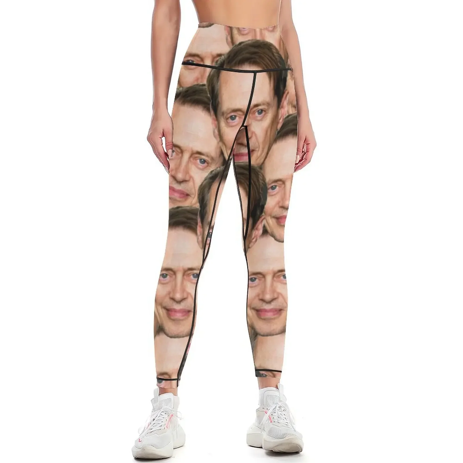 

Steve Buscemi trending Head Design Leggings Jogger pants push up legging Sports female push up tights for Womens Leggings