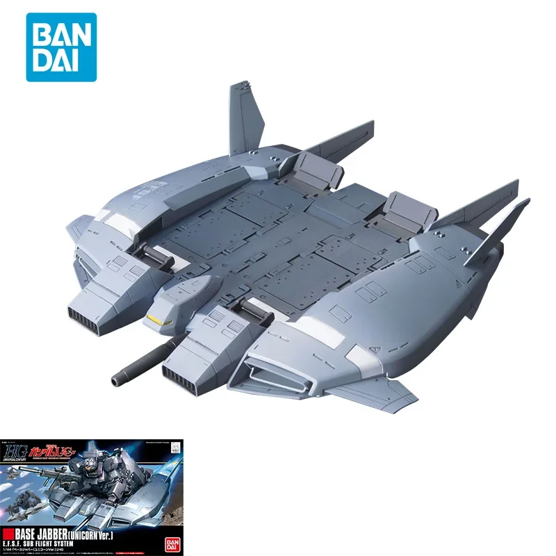 

Bandai Original GUNDAM Аниме-модель HGUC BASE JABBER UNICORN Ver E.F.S.F. SUB FLIGHT SYSTEM Фигурки Игрушки Подарки для детей