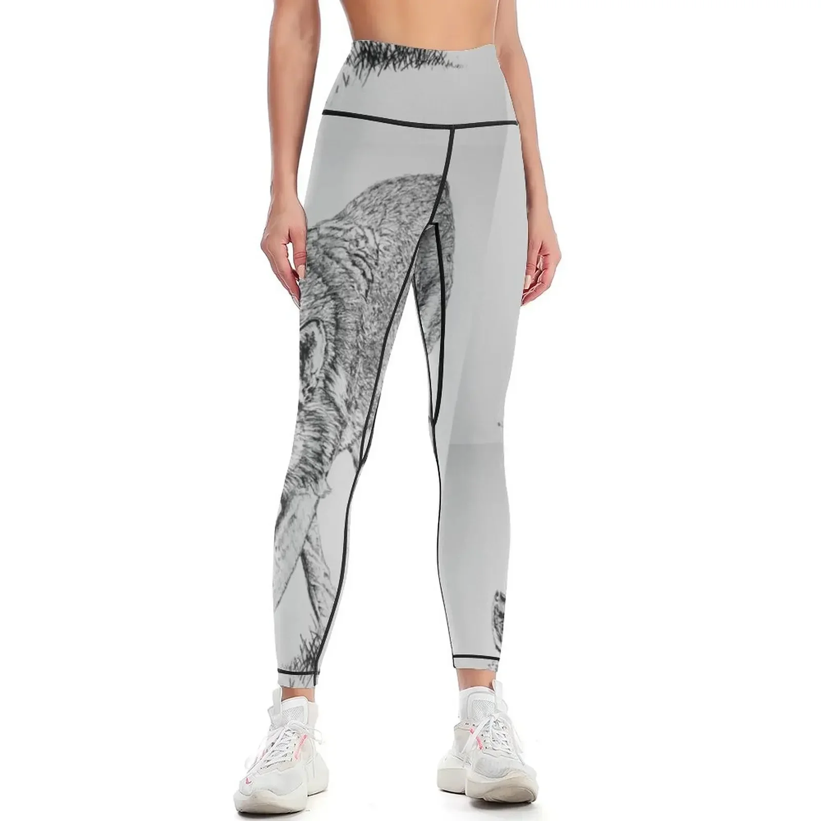 

Prowling Wolf Leggings sports shirts gym Women's fitness Female legging pants Fitness woman Womens Leggings