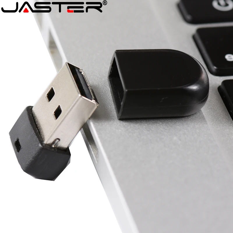 JASTER-Mini unidad Flash USB, Pendrive negro, resistente al agua, 4GB, 8GB, 16GB, 32GB, 64GB