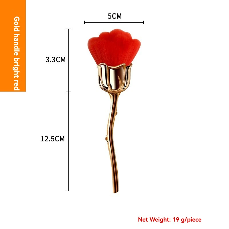 Rose Gold Makeup Brush Set, Foundation Brush & Blush Brush | Premium Soft Synthetic Bristles | Flawless Face Makeup Application