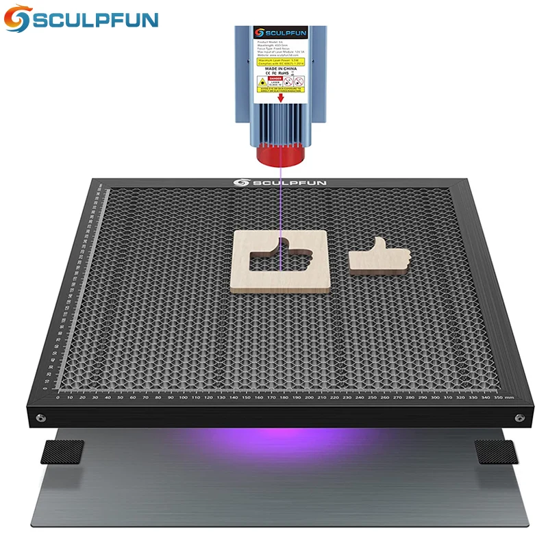 

SCULPFUN Honeycomb Working Table Board for S10/S9 Diode Laser Engraver Cutting Machine Easily Observation and Table Protection