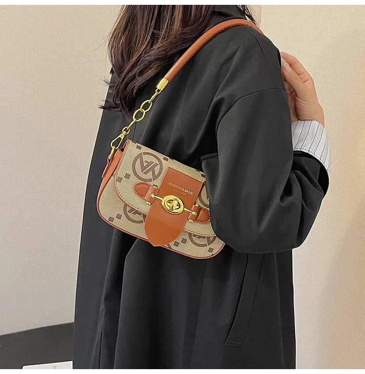 

Niche design personalized armpit bag new high-end fashion versatile shoulder messenger bag