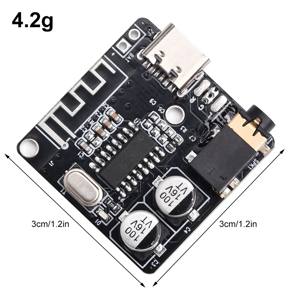 VHM-314 MP3 BT Bluetooth Audio Receiving Decoding Board 5.0 Lossless Car Decoder Amplifier Module Car Speaker Replacement