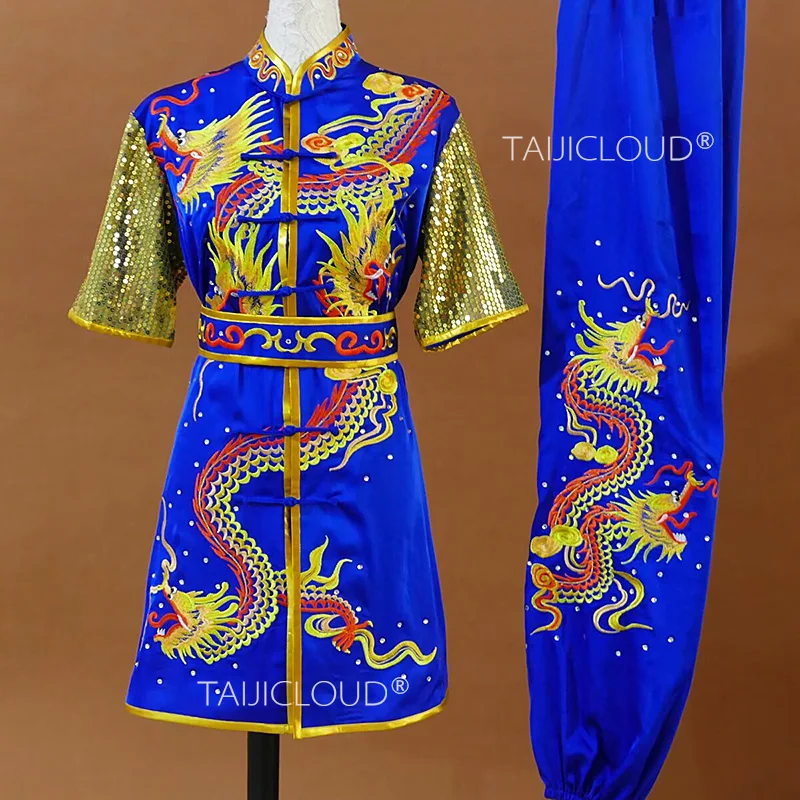 ملابس فنون الدفاع عن النفس مخصصة للرجال والنساء: بدلات الأداء، زي التدريب الكونغ فو، ملابس منافسة الووشو - صنع حسب الطلب