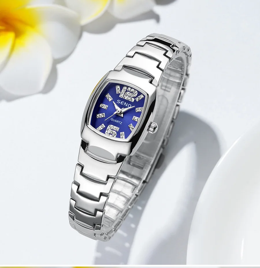 Темпераментная школьница, маленькие квадратные часы, трендовые женские часы, кварцевые часы, новый женский комплект с бриллиантами