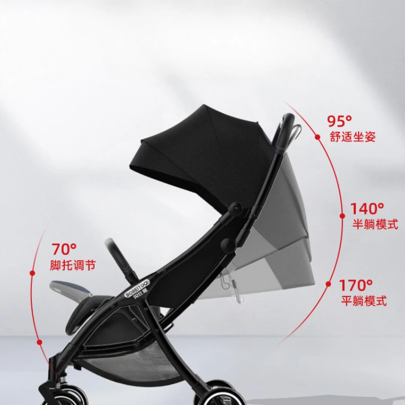 stroller can be seated and reclining, the light folding stroller, the high view umbrella cart, the children's stroller