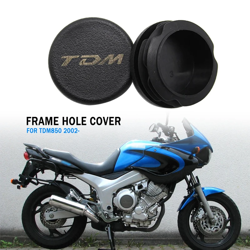 TDM850 Motorcycle Frame Hole Cover Caps Plug Decorative Frame Cap Set For YAMAHA TDM850 TDM 850 2002-2018 2015 2016 2017