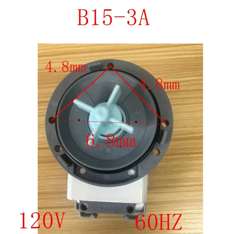 1PCS For Samsung drum washing machine drainage pump 110V-120V 60Hz Hanyu B15-3A B20-3 motor