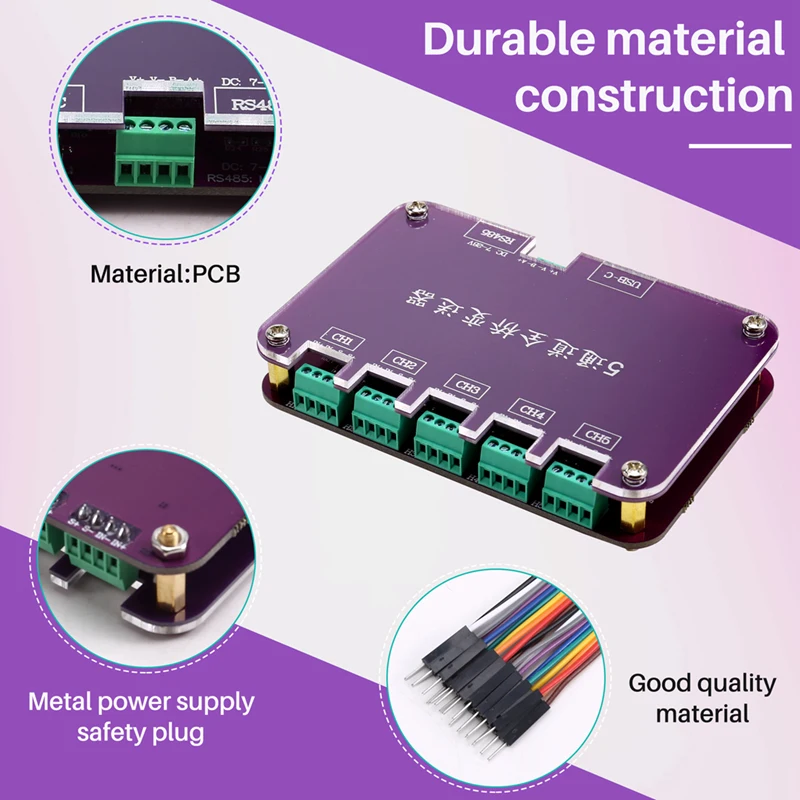 RS485 High-Precision Full-Bridge Strain Gauge Data Acquisition Instrument Bending Sensor Pressure Transmitter