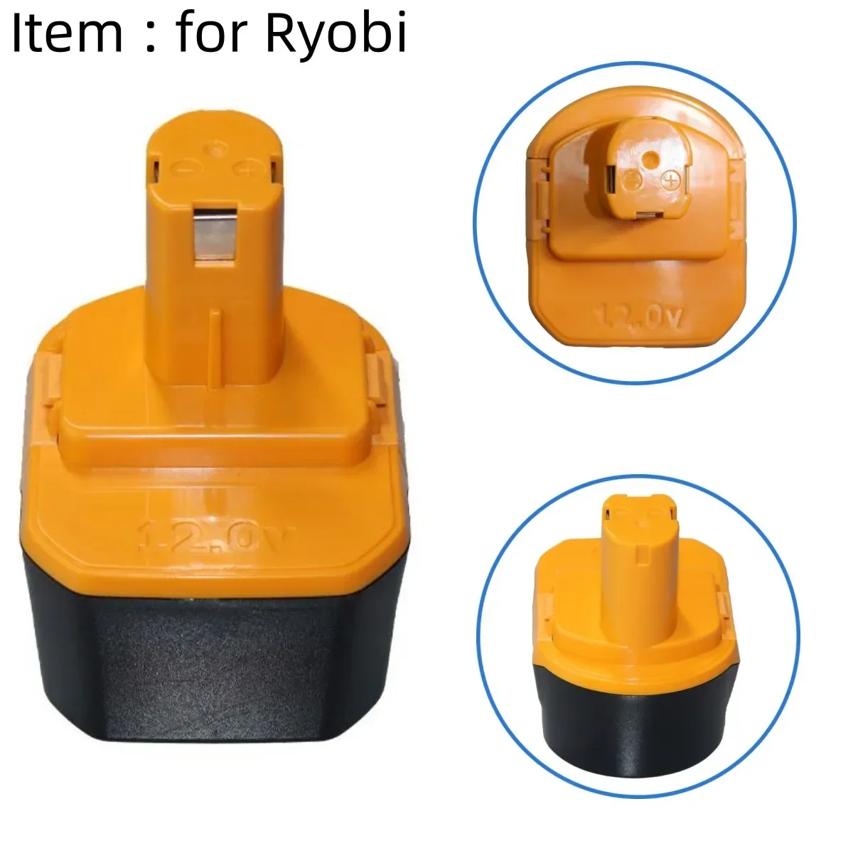 For Ryobi 12V 9800mAh Ni-MH Battery Compatible B-8286,BPT1025,RY-1204,BID-1229,HP1201MK2,1400652B,CTH1201 Rechargeable Batteries