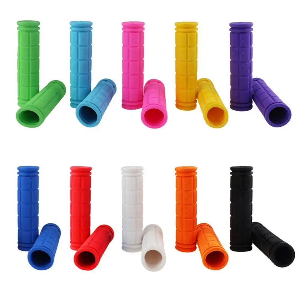 

1 Pair Bike Handle Grips Anti-skid Shock Absorption Bicycle Handlebar Grips Covers BMX MTB Mountain Bike Bicycle Accessories