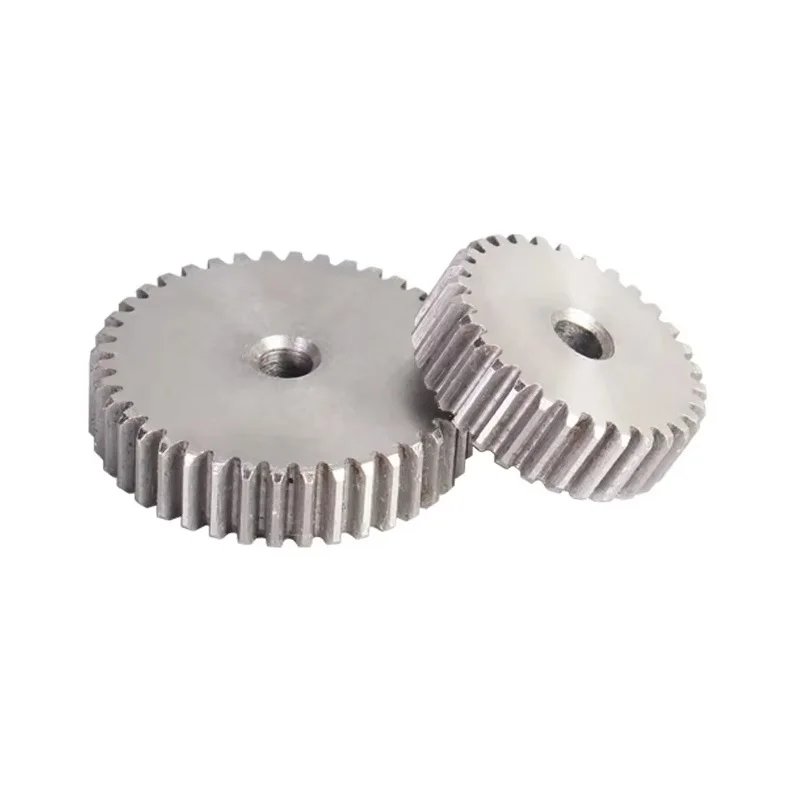 ترس أسطواني 1M-28T/29T/30T~35T/36T/37T/38T/39T/40T/41T/42T/43T 45 #   عجلة تروس من مادة الصلب الكربوني لأجزاء النقل