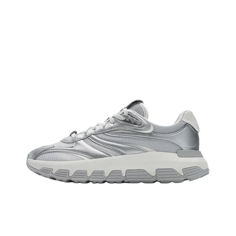FILA RIBBON Low top Casual Shoes Women's Silver F12W523107FSL