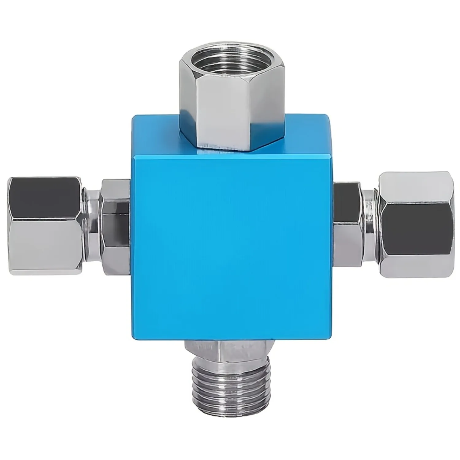Mini Air Compressor Pneumatic Splitter, Airbrush Pump Adapter, Air Hose Coupler, 3-Way Air Hose Distributor, Spray Painting Tool
