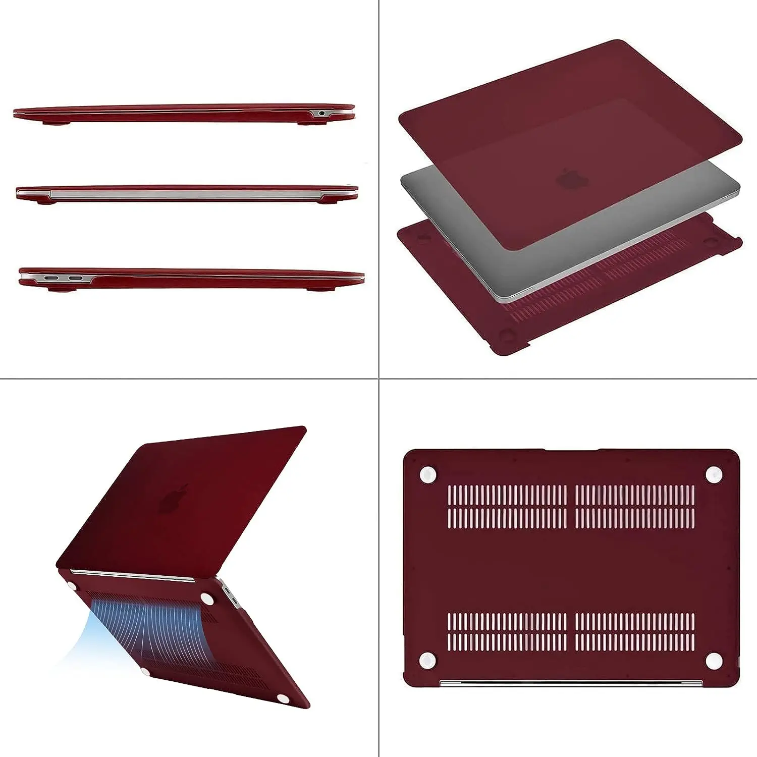 2024 M4 New Laptop Case For Macbook Pro 14 16 A3112 A3185 A3403 For Air 13.6 M3 A3113 Air 15 A3114 For M1 Air 13 A2337 A2338