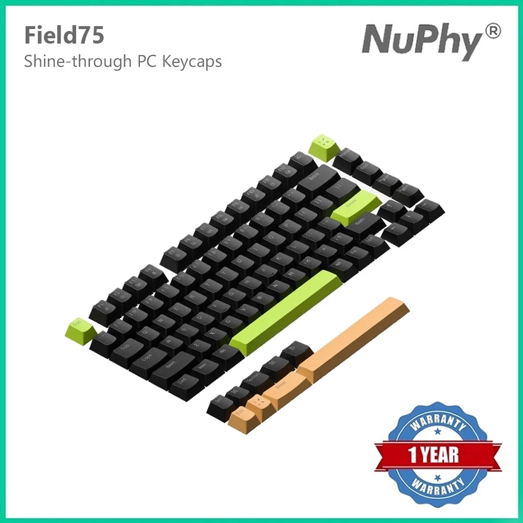 

NuPhy Noether & Gravity Shine-through PC Keycaps для Field75