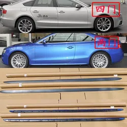 Replacement PP unpainted side skirts bodykit for AUDI A5 B8 /B8.5 4-DOOR 2-DOOR 2013-2016